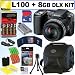 Nikon Coolpix L100 10MP Digital Camera + 8GB Deluxe Accessory Kit