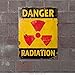 Danger Radiation Steel Sign 12 x 16 Nuclear Warning Vintage Style