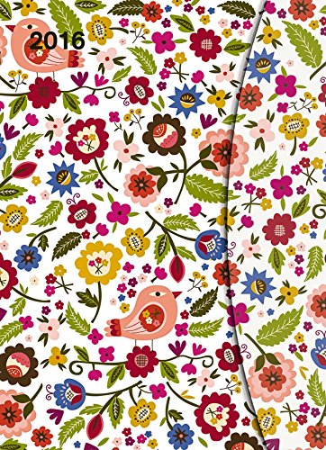 2016 Flowers Large Magneto Diary