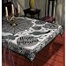 Midnight Lace Fabric Tablecloth