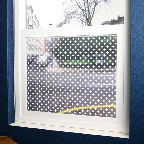 Diamonds Sheer Decorative Window Film - 3 ft x 4 ft