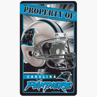 Carolina Panthers Property Of Sign