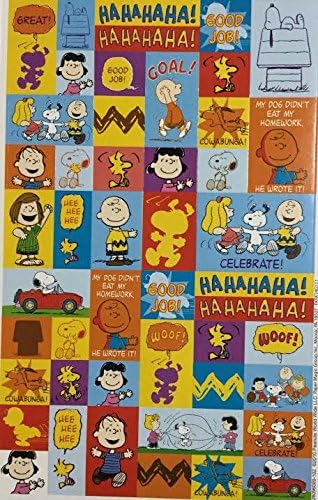 The Peanuts Movie Party Favor Fillers For 8 Guests with Bonus Motivational Stickers! More Than 48 Pieces!