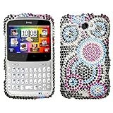 Bubble Diamante Protector Cover for HTC Status/Chacha