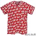 ISU Cyclones Scrubs Top Shirt Iowa State University 100% Natural Cotton - NOT a CHEAP BLEND - For HIM or HER- GIFT Ideas for Man Men Woman Women Ladies Nurses MOM Mother or DAD Father
