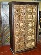 Antique Doors Teak Wood Rustic Armoire Cabinet Furniture Jaipur India