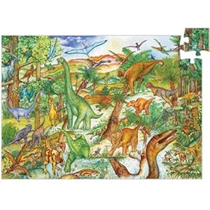 Dinosaurs Discovery Puzzle With Booklet by Djeco