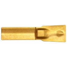 Sandvik Coromant T-Max Q-Cut Carbide Circlip Grooving Insert, 151.3 Style, 4G Geometry, Non-Handed, Neutral Cut, GC235 Grade, Multi-Layer Coating, 1 Edges