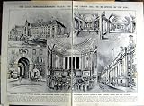 1922 COUNTY HALL LONDON COUNCIL ANDERTON EGYPTIAN ART