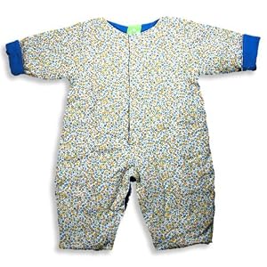 SnoPea - Newborn And Infant Girls Long Sleeve Quilted Knit Coverall, Orange, Blue