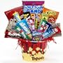 Junk Food Junky Snacks and Candy Bouquet Gift Basket - A Great Idea for Father's Day!