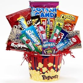 Junk Food Junky Snack Food Gift Basket - Chocolate and Candy Bouquet