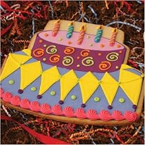 Giant Birthday Cake Decorated Cookie