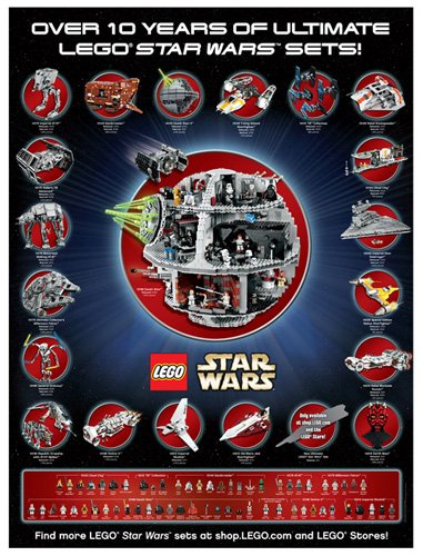 Buy LEGO Star Wars Exclusive Limited Edition Ultimate Star Wars Poster Best Price.