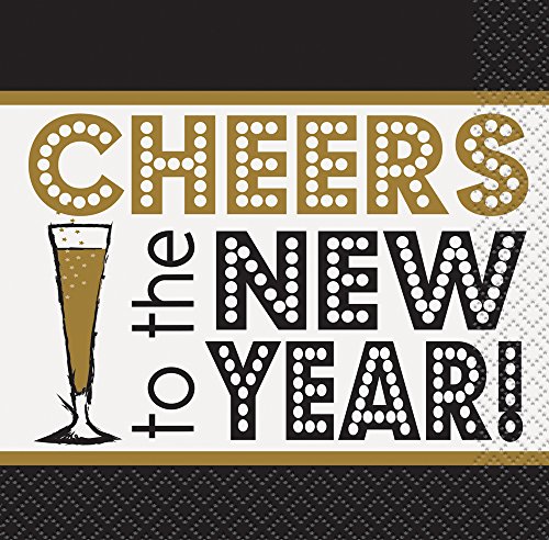 Cheers To The New Year Cocktail Napkins, 16ct