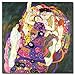 Trademark Fine Art Virgins by Gustav Klimt Canvas Wall Art, 24x24-Inch