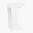 Rubbermaid 233900-WHT Spring Top Wastebasket