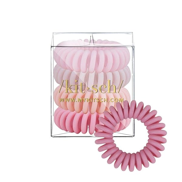 Kitsch Spiral Hair Ties Coil Hair Ties Phone Cord Hair Ties