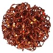 3.5" Sparkling Copper Curly Ball Christmas Ornament