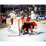 Stephane Matteau Autographed Winning Goal Game Seven Stanley Cup Semi Finals 8x10 Photograph By Steiner Sports