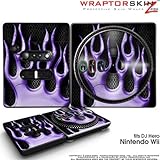 DJ Hero Skin Metal Flames Purple fits Nintendo Wii DJ Heros (DJ HERO NOT IN ....
