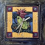 Frog Jewel Clock by artist Spirit Lala