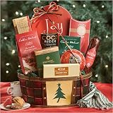 Christmas Tree Gift Basket - The Wisconsin Cheeseman