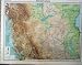 1920 COLOUR MAP WESTERN CANADA ALBERTA