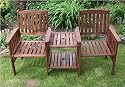 Memphis Tete A Tete Hardwood Companion Seat