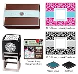 Three Designing Women Basket Design Stamp Gift Set, Toile