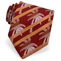 Island Tommy Tie by Tommy Bahama - Red Silk