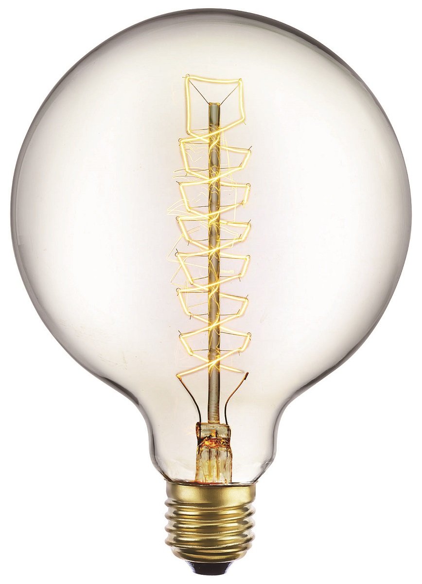 XL Spiral Globe Vintage Light Bulb Filament Edison Style E26 Screw 40W 2