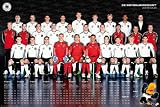 DFB - Nationalmannschaft 2010 mit WM Spielplan - Poster Großformat