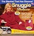 Snuggie Deluxe Blanket with Sleeves & Pockets Burgandy