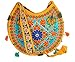 Floral Colorful Shoulder Bag Crossbody Hobo Satchel Hippie Boho Fashion Women Functional Stylish Everyday (Yellow Floral)