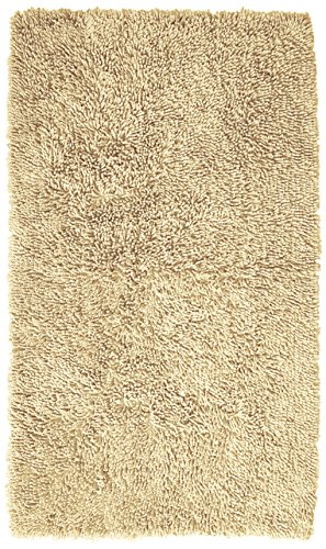 Pinzon Luxury Loop Cotton Bath Mat - 21 x 34 inch, Ivory