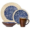 Wood Grain Dinnerware Collection - Blue