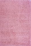 Comfort Shag Pink Modacrylic Hand Tufted Area Rug