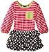 Bonnie Jean Girls' Stripe To Dot Tiered Dress