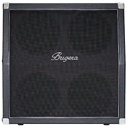 Bugera 412H-BK Classic 4 X 12, 200-Watt Half-Stack Guitar Cabinet with Original Bugera Speakers