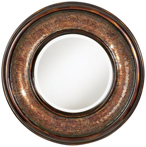 Mosaic Bronze Finish 36 Wall Mirror