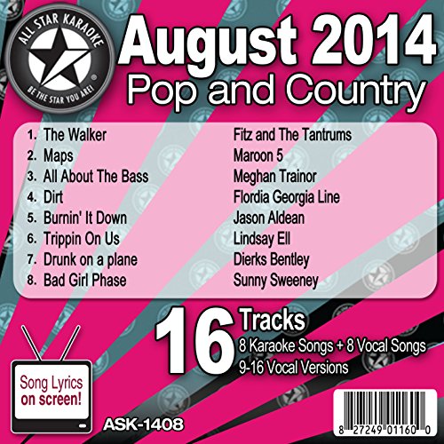Florida Georgia Line - All Star Karaoke August 2014 Pop And Country Hits (Ask-1408) - Zortam Music