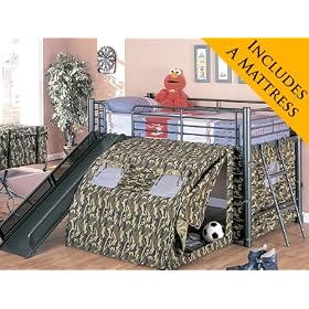 Coaster Company Gi Pat 7470 Loft Bed With Slide