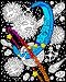 Cosmos - 16x20 Fuzzy Velvet Coloring Poster