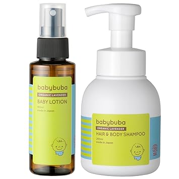 【クリックで詳細表示】babybuba (ベビーブーバ) 【 ベビー オーガニック シャンプー ＆ ローション 】 ベビーシャンプー 250ml ＆ ベビーローション 100ml ベビー スキンケア (0ヵ月～)： ビューティー