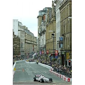 Photographic Print of Motor Sport - A1 Grand Prix - Street Demonstration - Manchester from PA Photos