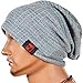 Z&s Mens Womens Slouch Long Beanie Winter Knit Skull Cap Hat B0724