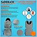 Sidekick Waterproof CAR SEAT Cover - Premium Baby CAR SEAT Protector Under Car Seat Durable Anti Slip Car Seat Mat for Leather Seats - Mesh Storage Pocket