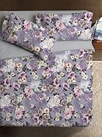 Ipersan Juego De Funda Nórdica Piazzato Fine Art Ramage (Lila/Marrón)