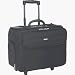 US Luggage Ballistic Nylon Rolling PC Cataglog Case with Hanging File - B151-4 Black